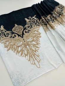 Футер купон Крылья узорные, 2 н петля 75-80*180 см