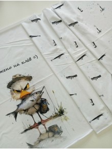 Кулирка купон Заряжено на клёв, с/л, 75*180 см