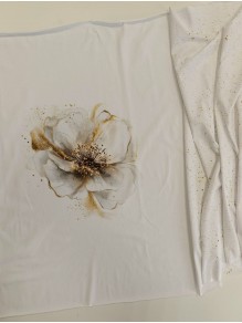 Кулирка купон Цветок золотой флюид, с/л, 75*180 см
