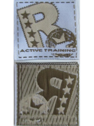Нашивка № 2 Active Training бежевый 3.5х3 см