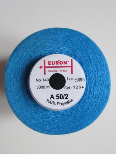 Нитки Euron универсальные А 50/2 №140 5000м (1264 бирюза)