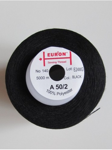 Нитки Euron универсальные А 50/2 №140 5000м (1325/1140 черный)