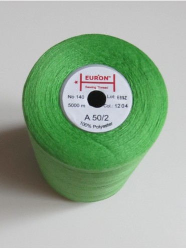 Нитки Euron универсальные А 50/2 №140 5000м (1514 салатовый) 