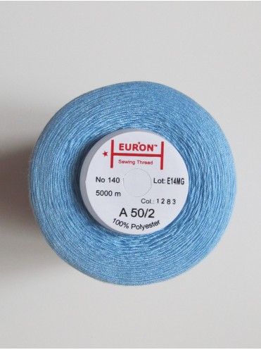 Нитки Euron универсальные А 50/2 №140 5000м (1283 голубой)
