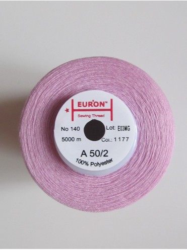 Нитки Euron универсальные А 50/2 №140 5000м (1177 светло-розовый)